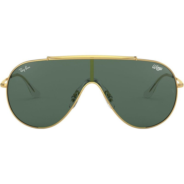 Ray-Ban Wings RB3597 - Gold/Dark Green Lenses