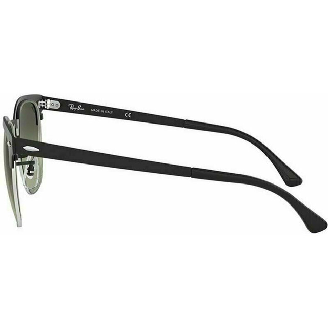 Clubmaster Metal RB3716 - Silver and Matte Black Top/Grey Gradient Lenses