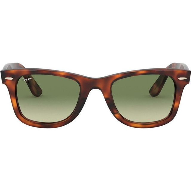 Ray-Ban Wayfarer Ease RB4340 - Red Havana/Green Gradient Glass Lenses