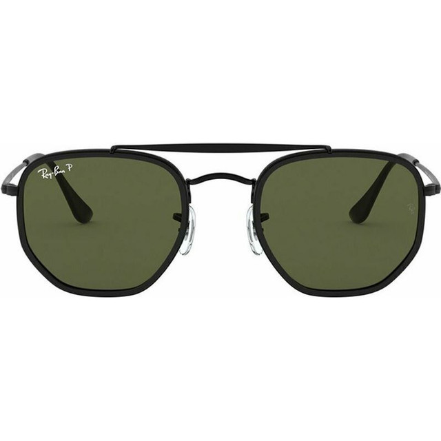 Marshal II RB3648M - Black/Green Polarised Glass Lenses