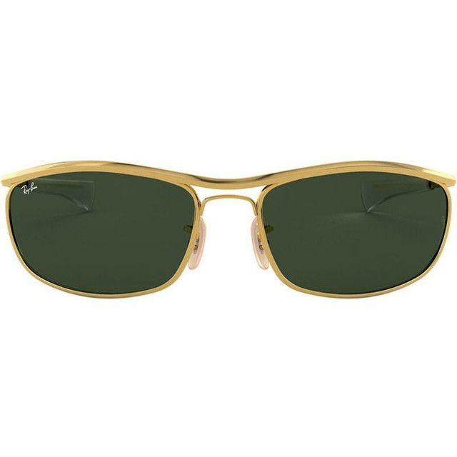 Ray-Ban Olympian I Deluxe RB3119M - Gold/Green Polarised Glass Lenses