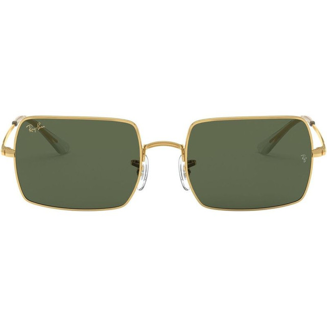 Ray-Ban Rectangle RB1969 - Legend Gold/Green Glass Lenses