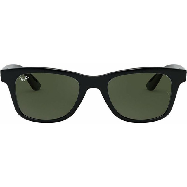 RB4640 - Shiny Black/Green Glass Lenses