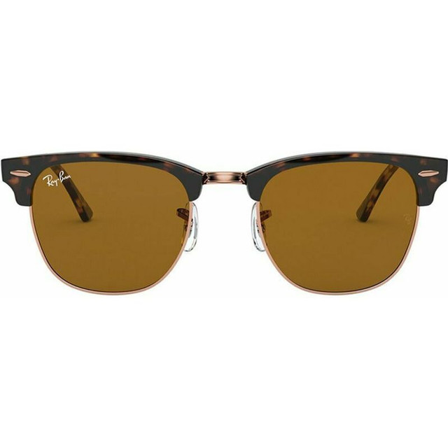 Ray-Ban Clubmaster Classic RB3016F - Shiny Havana/Brown Glass Lenses