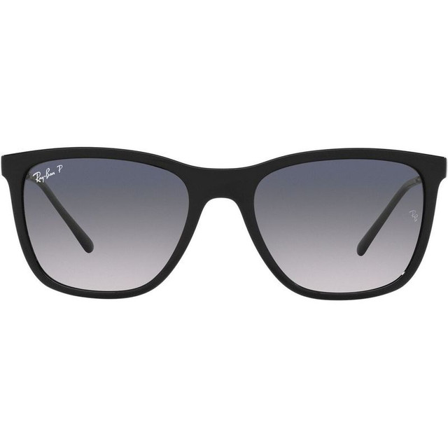 Ray-Ban RB4344 - Black/Blue Grey Glass Polarised Lenses