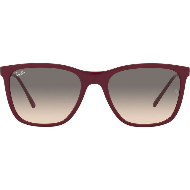 RB4344 - Red Cherry/Clear Grey Gradient Glass Lenses
