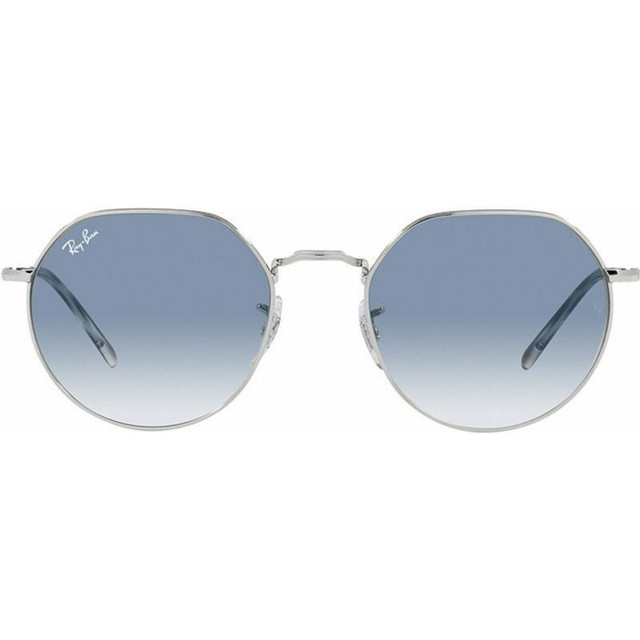 Ray-Ban Jack RB3565 - Silver/Clear Blue Gradient Glass Lenses