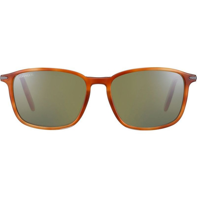 Lenwood - Shiny Caramel/555nm Photochromic Polarised Glass Lenses