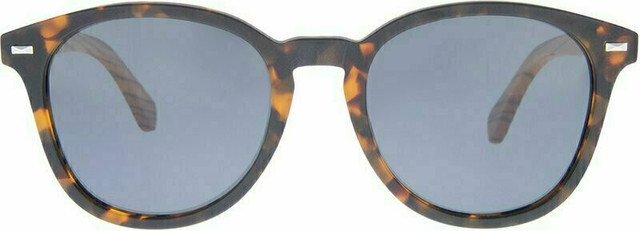 Risky Business - Matte Tort and Real Wood/Smoke Polarised Lenses