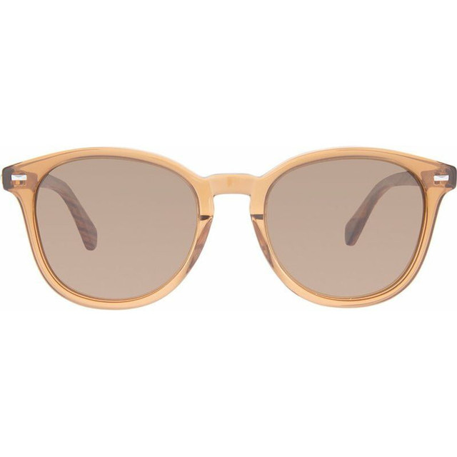 SIN Eyewear Risky Business - Caramel and Wood/Brown Polarised Lenses