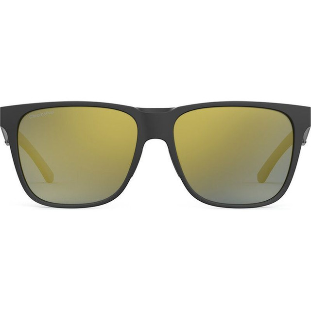 Lowdown Steel XL - Matte Black/Chromapop Gold Polarised Lenses