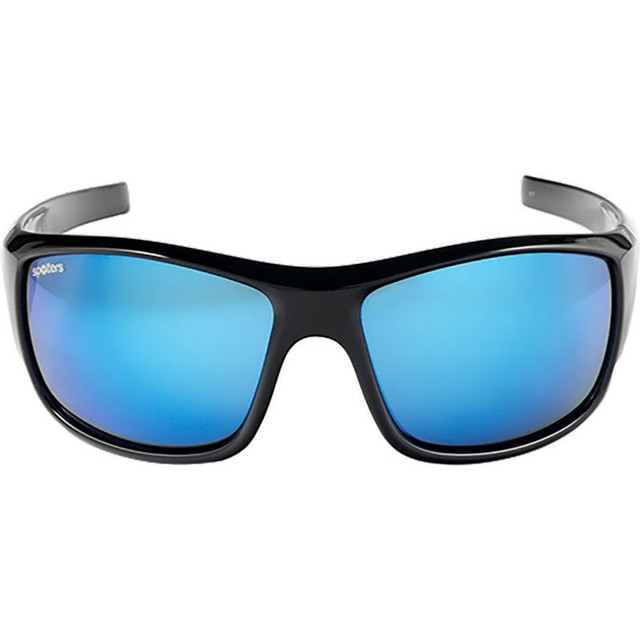 Droid - Gloss Black/Blue Mirror Glass Polarised Lenses