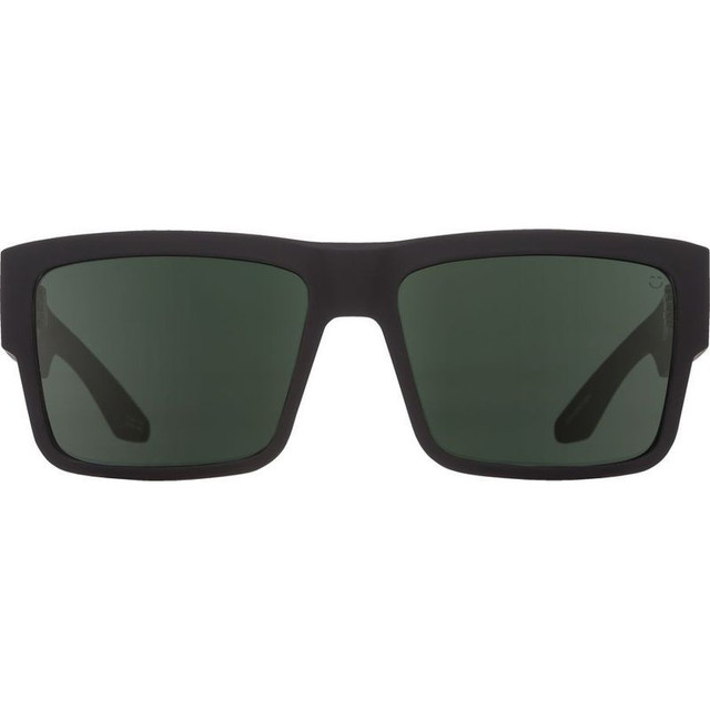 Cyrus - Soft Matte Black/HD+ Grey Green Polarised Lenses