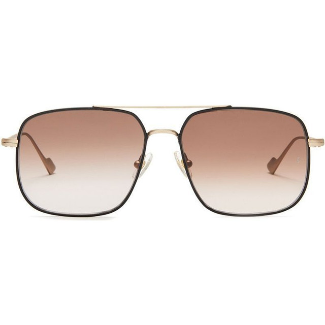 Andy - Matte Black/Brown Gradient Lenses