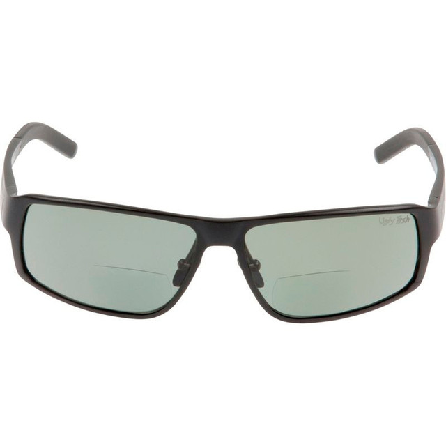 Ugly Fish Avalanche - Matte Black/Bifocal +1.5 Smoke Polarised Lenses