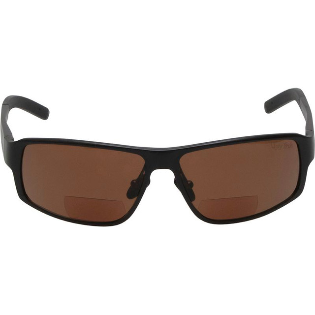 Avalanche - Matte Black/Bifocal +2.0 Brown Polarised Lenses