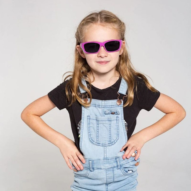 Ugly Fish Kids PK277 KIDS - Pink/Smoke Polarised Lenses