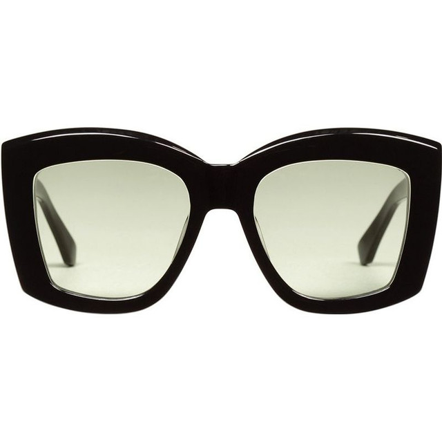 Valley Eyewear Coltrane - Black/Olive Green Lenses