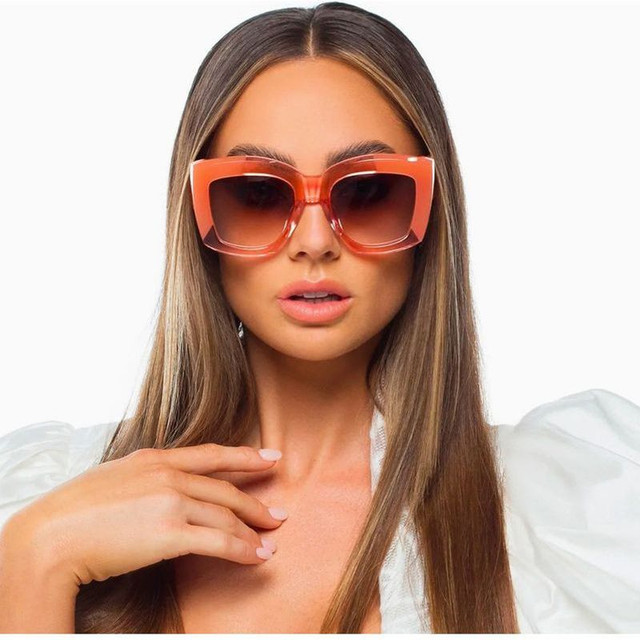 Valley Eyewear Coltrane - Transparent Pink and Blush/Brown Gradient Lenses