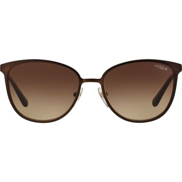 VO4002S - Matte Brown/Brown Gradient Lenses