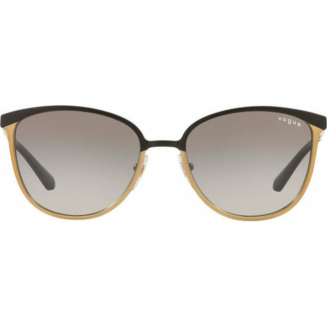 VO4002S - Top Matte Black and Brushed Gold/Grey Gradient Lenses