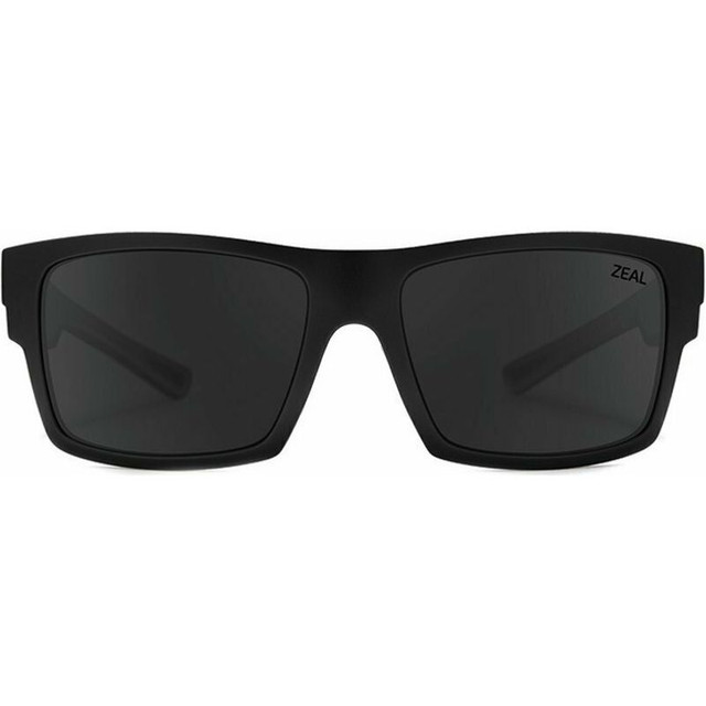 Zeal Optics Ridgway - Matte Black/Dark Grey Polarised Lenses