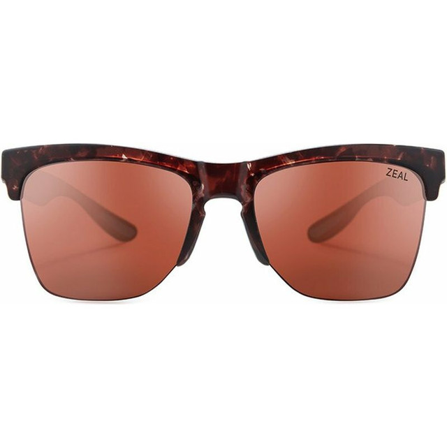 Zeal Optics Palisade - Matte Red Tortoise/Rose Polarised Lenses