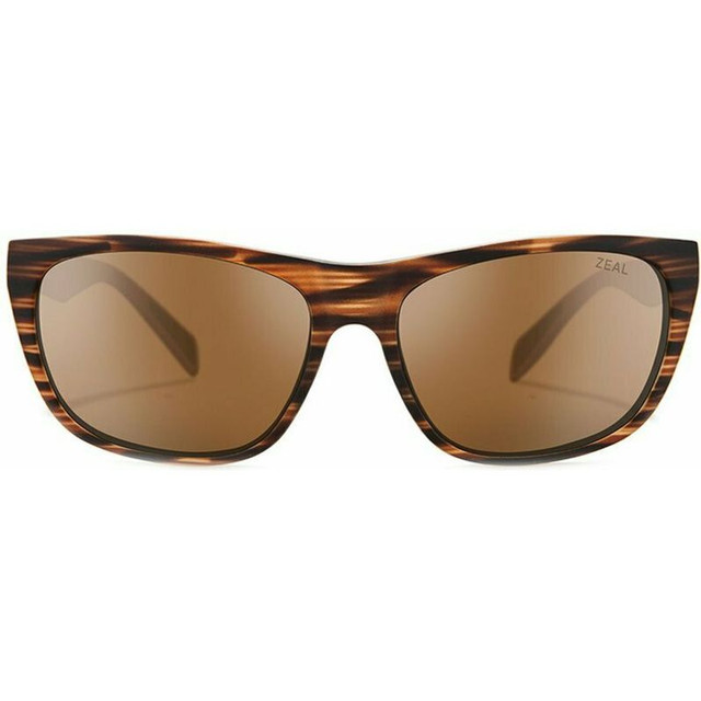 Quandary - Matte Woodgrain/Copper Polarised Lenses