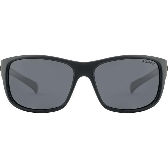 Dirty Dog Phin - Satin Black/Silver Mirror Polarised Lenses