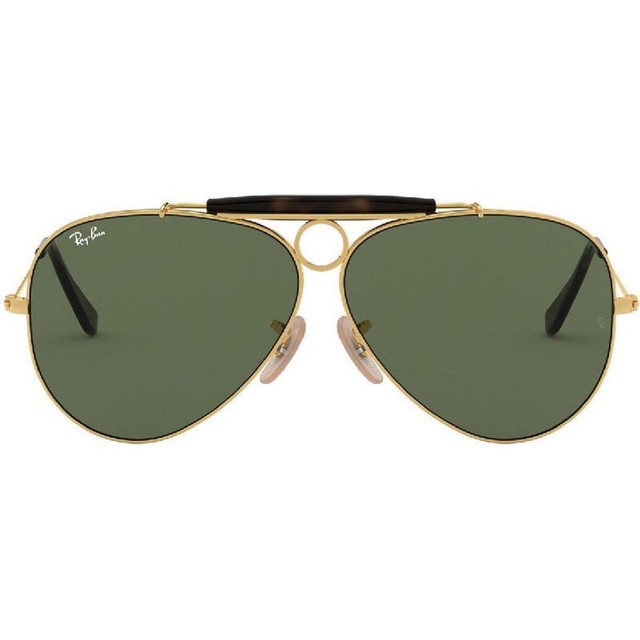 3138 Shooter - Arista/Green Glass Lenses 62 Eye Size