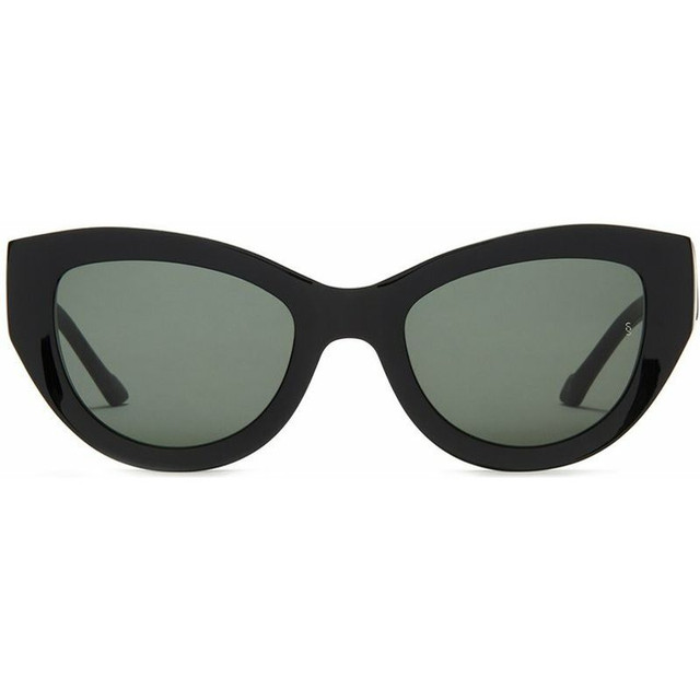 Harper - Black/Green Lenses