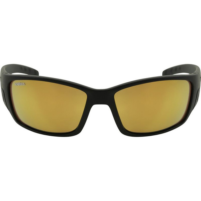 Chaos - Matte Black/Gold Glass Polarised Lenses