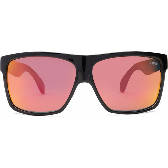 Hoy 4 - Black Floating/Orange and Red Mirror Polarised Lenses