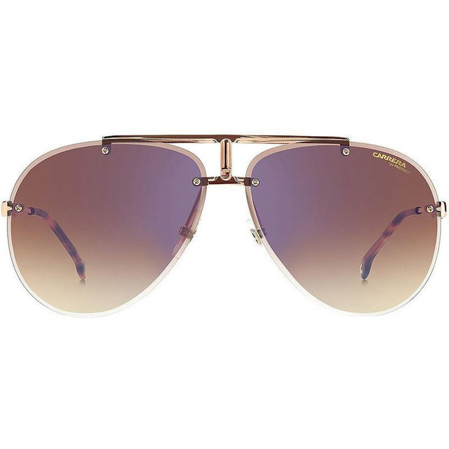 Carrera 1032/S - Gold Copper/Brown and Blue Flash Mirror Lenses