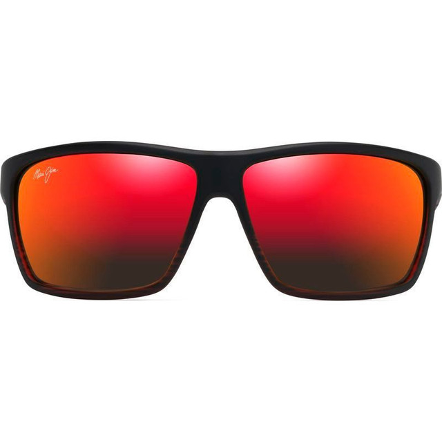 Maui Jim Alenuihaha - Burgundy Stripe/Hawaii Lava Polarised Glass Lenses