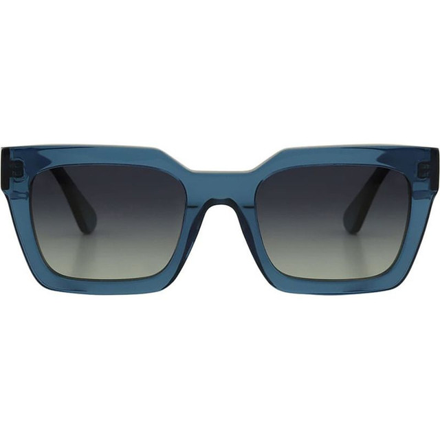 Bask Eyewear Sol - Crystal Blue/Grey Gradient Polarised Lenses