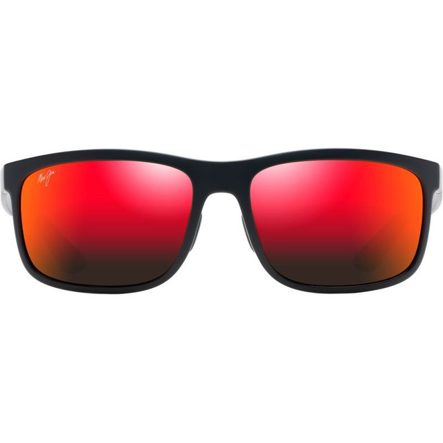 Maui Jim Huelo - Matte Black/Hawaii Lava Polarised Lenses