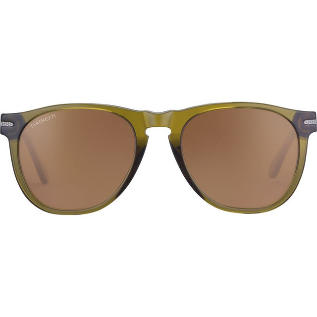 Amboy - Crystal Olive and Shiny Dark Gunmetal/Drivers Grad Photochromic Polarised Glass Lenses