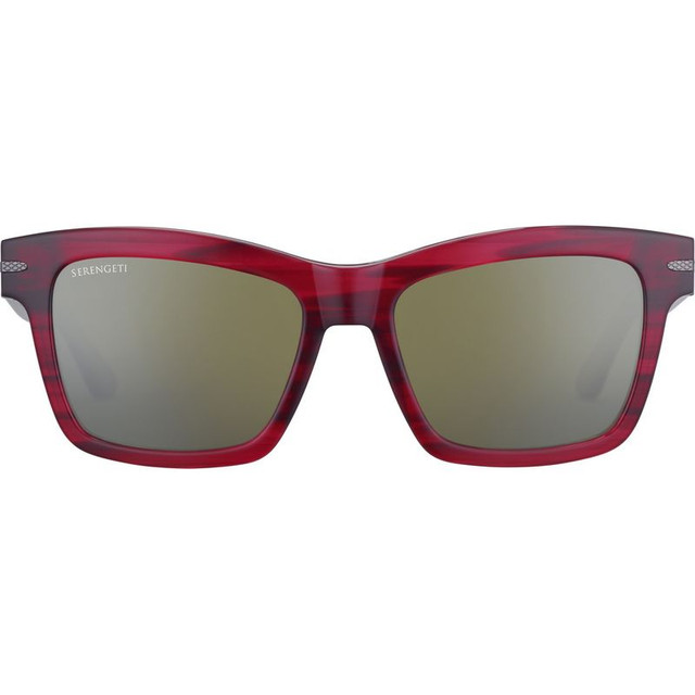 Winona - Red Streaky/555nm Photochromic Polarised Glass Lenses