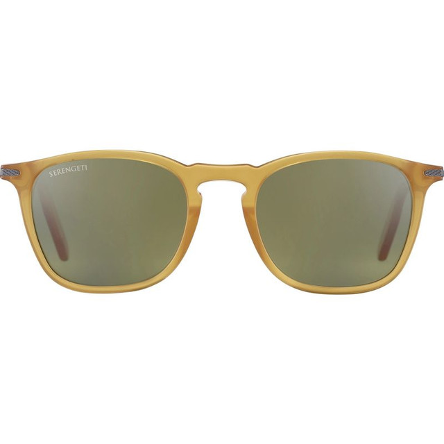 Serengeti Delio - Shiny Honey/555nm Photochromic Polarised Glass Lenses