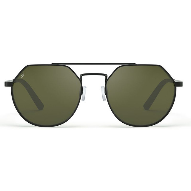 Serengeti Shelby - Matte Black/555nm Saturn Photochromic Lenses