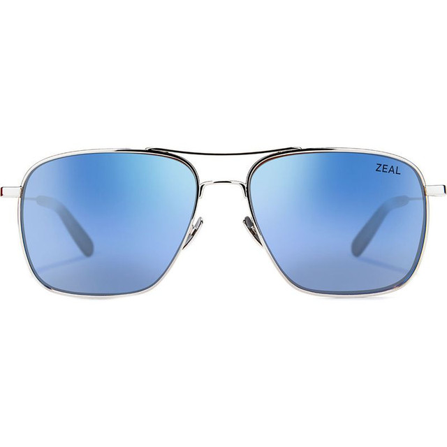 Pescadero - Silver/Horizon Blue Polarised Lenses