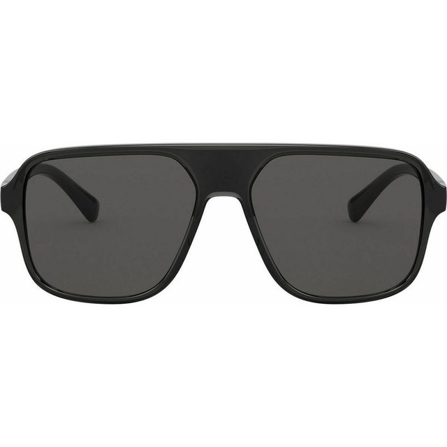 Dolce & Gabbana DG6134 - Transparent Grey and Black/Dark Grey Polarised Lenses