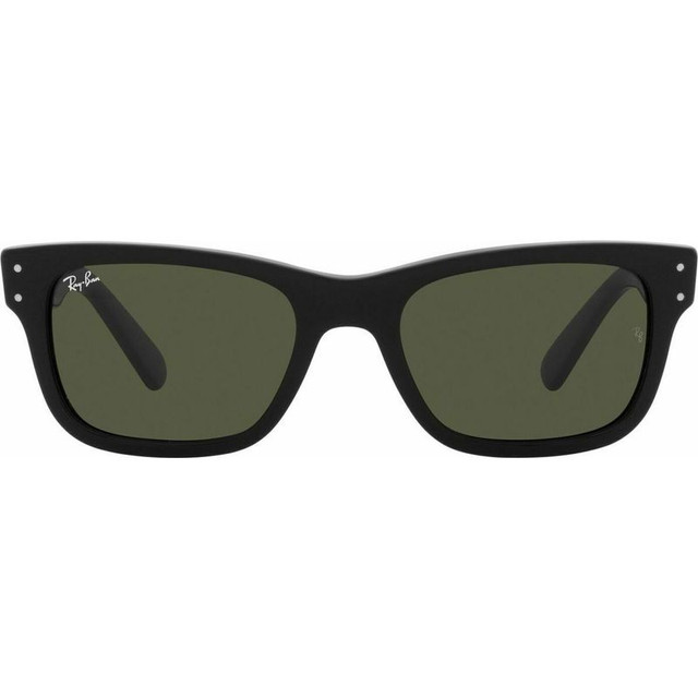 Mr Burbank RB2283 - Black/Green Glass Lenses 55 Eye Size