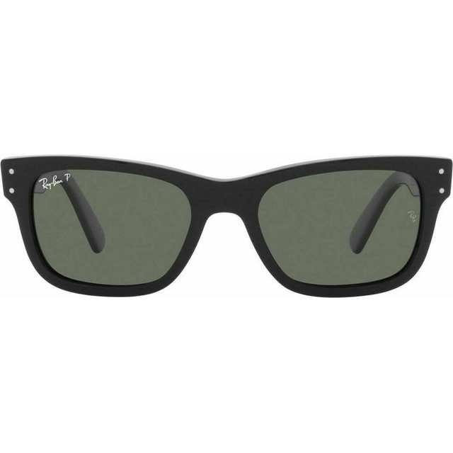 Mr Burbank RB2283 - Black/Green Polarised Glass Lenses 55 Eye Size