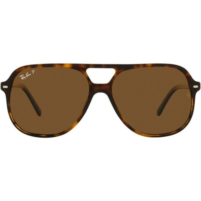 Ray-Ban Bill RB2198 - Havana/Brown Polarised Glass Lenses 60 Eye Size