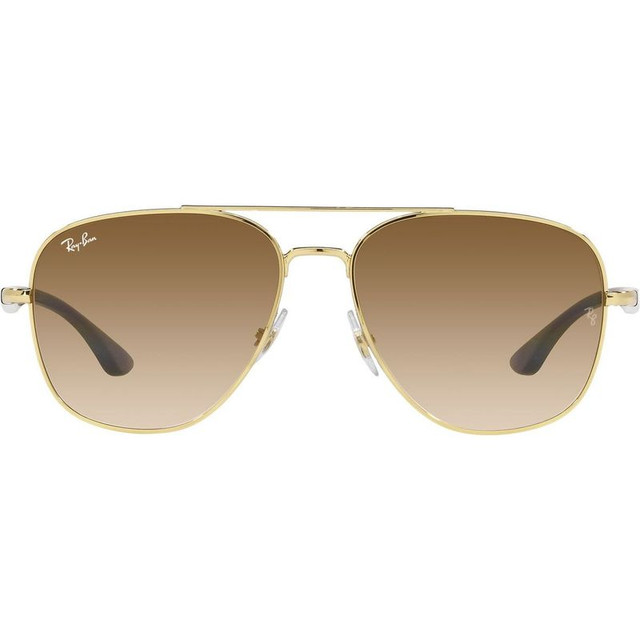 Ray-Ban RB3683 - Arista/Clear Gradient Brown Glass Lenses