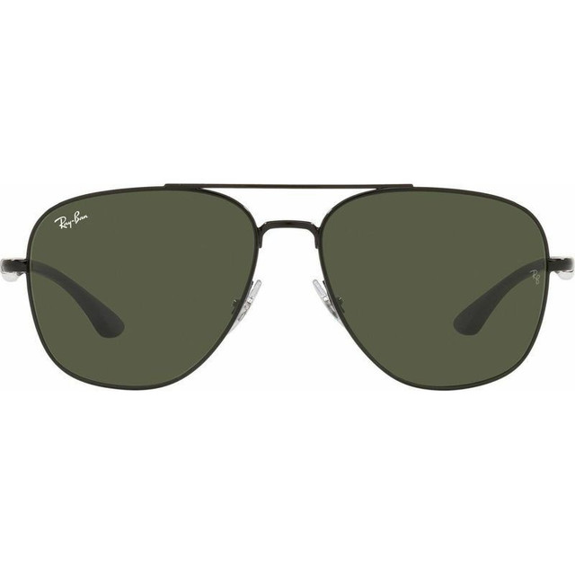 RB3683 - Black/Green Glass Lenses