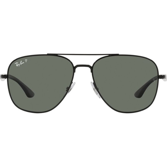 Ray-Ban RB3683 - Black/Green Polarised Glass Lenses