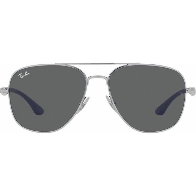 RB3683 - Silver/Dark Grey Glass Lenses